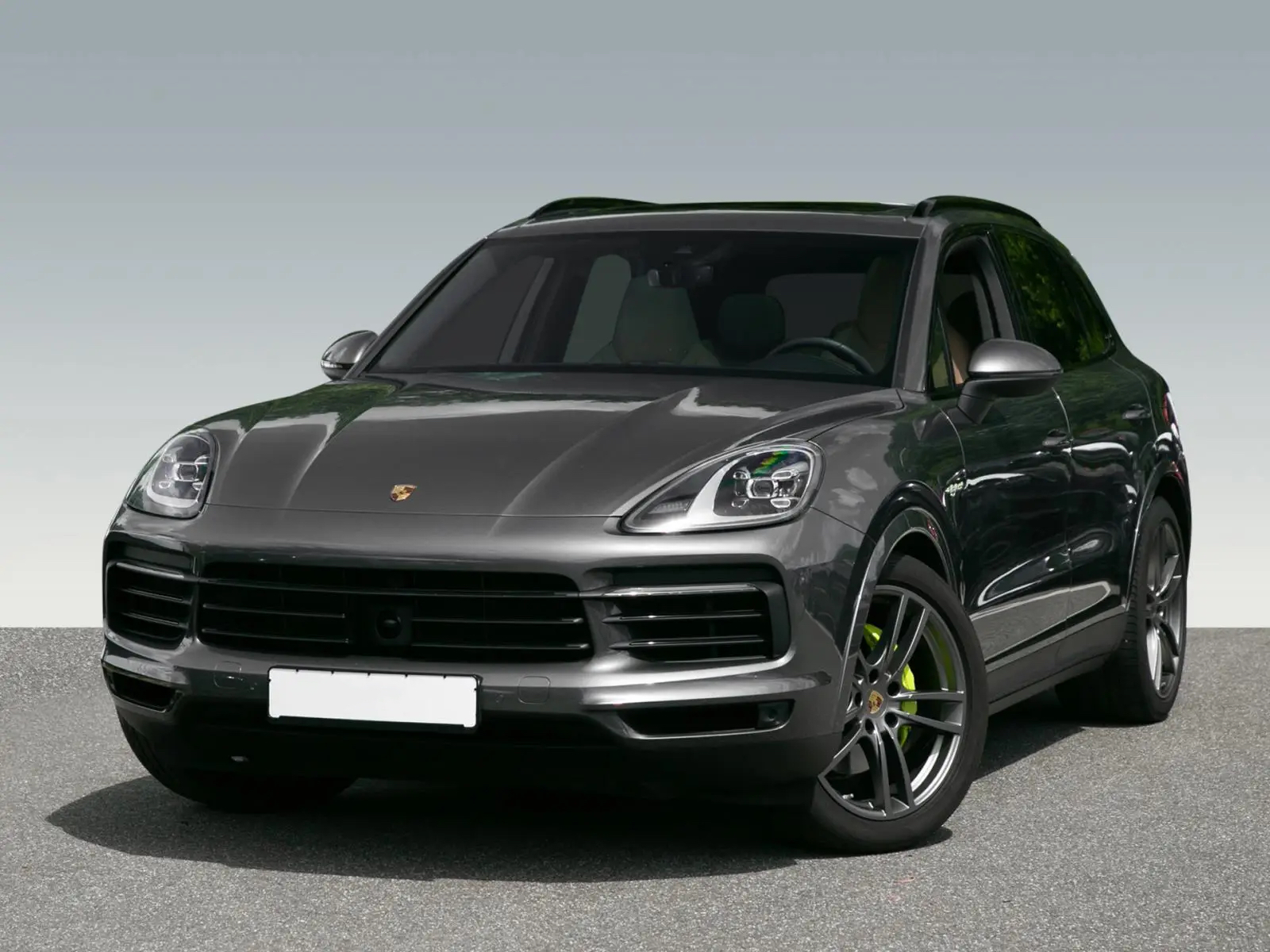 Porsche Cayenne E-Hybrid | šedá Quartz metalíza | top stav | auto online | Autoibuy.com | skvělá výbava |